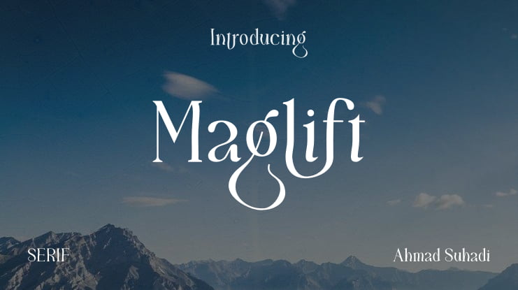 Maglift Font