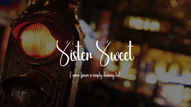 Sister Sweet Font