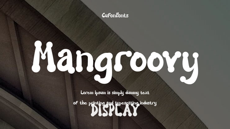 Mangroovy Font