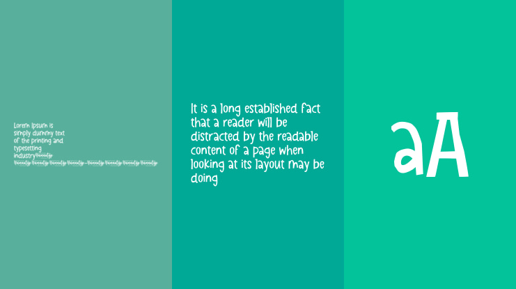 Sparkle Teals Personal Use Font