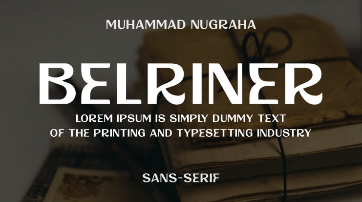 Belriner Font