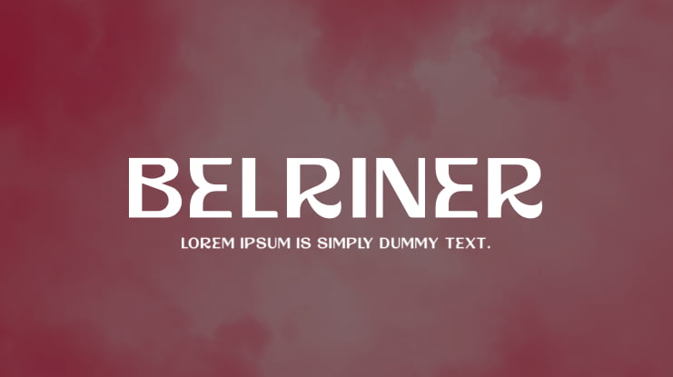 Belriner Font