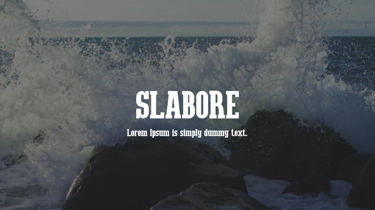 SLABORE Font