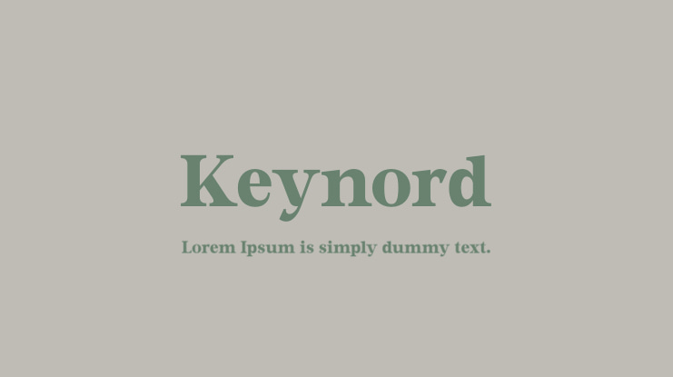Keynord Font