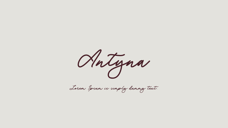 Antyna Font