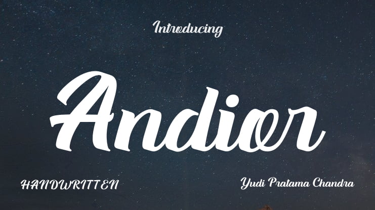 Andior Font