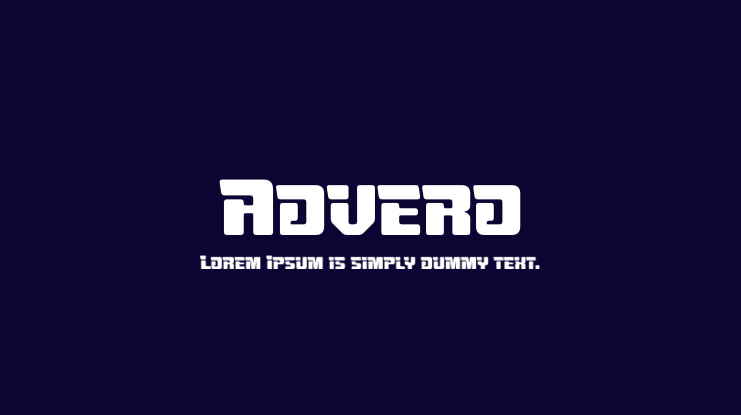 Advero Font