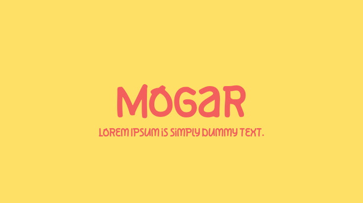 Mogar Font