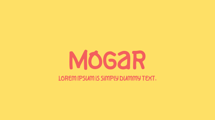 Mogar Font