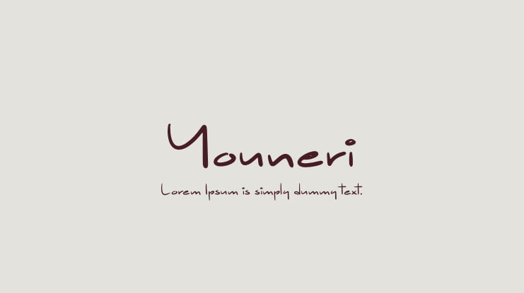 Youneri Font