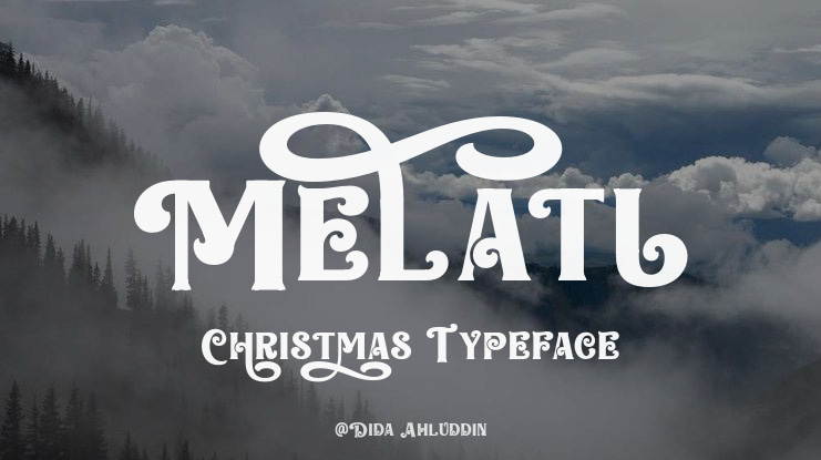 Melati Christmas Font