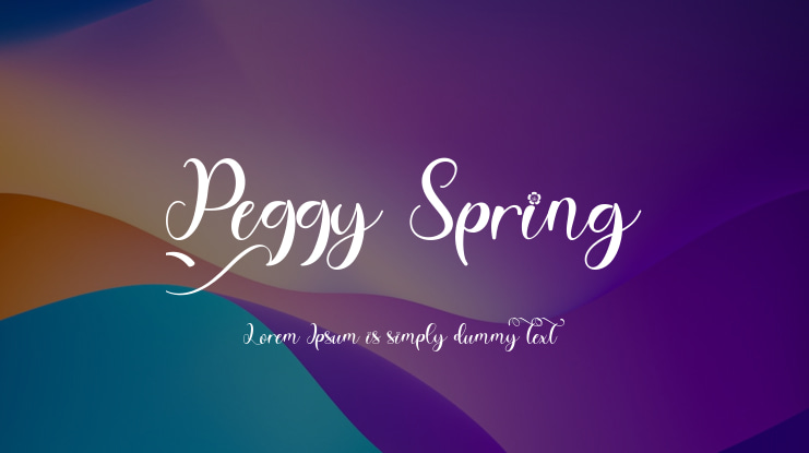 Peggy Spring Font