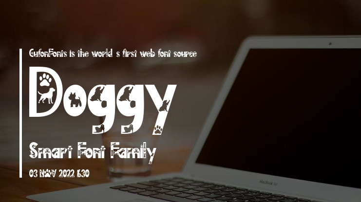 Doggy Smart Font