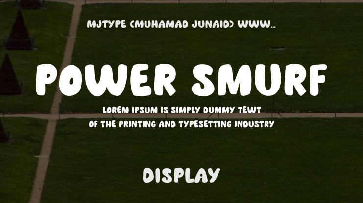 Power Smurf Font