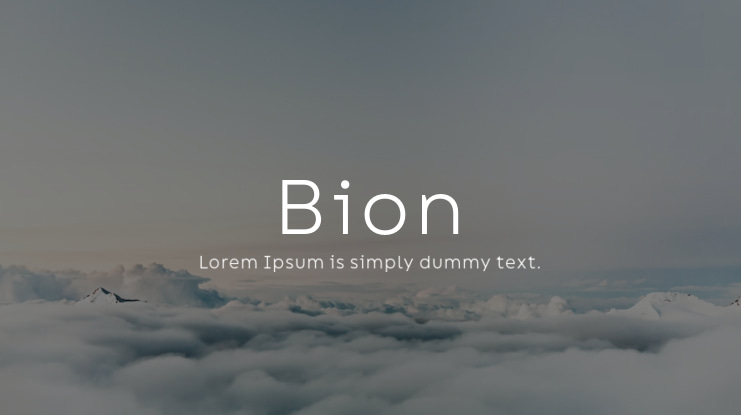 Bion Font Family
