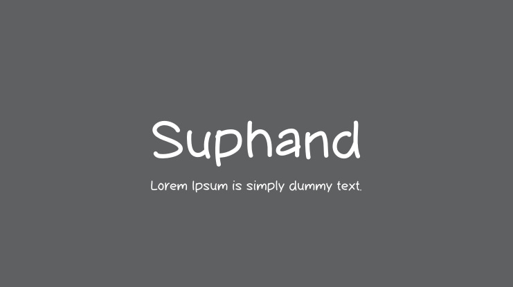 Suphand Font