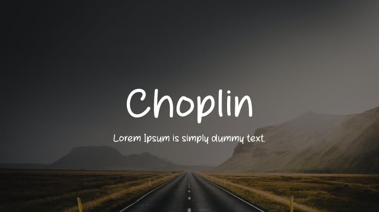 Choplin Font