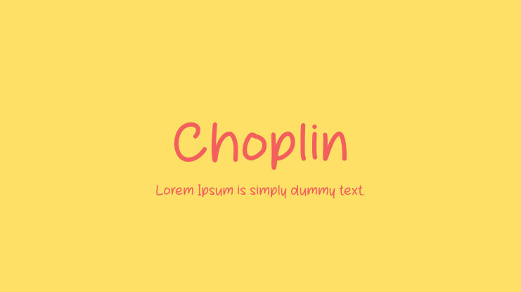 Choplin Font