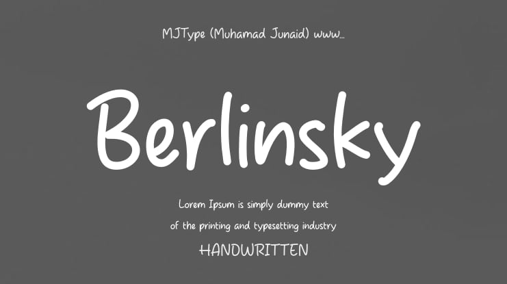 Berlinsky Font