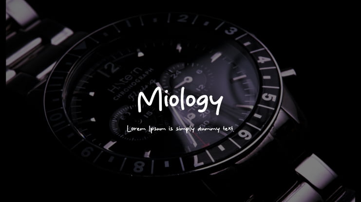Miology Font