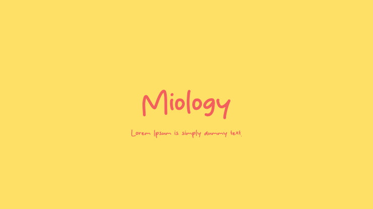Miology Font