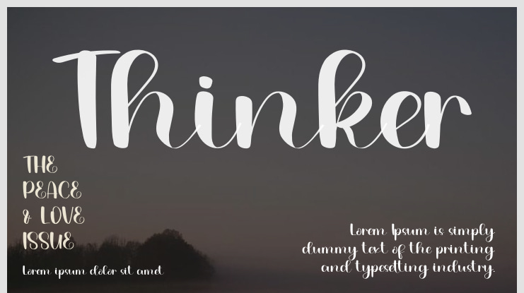 Thinker Font