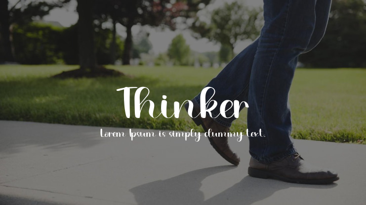 Thinker Font