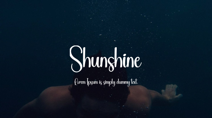 Shunshine Font
