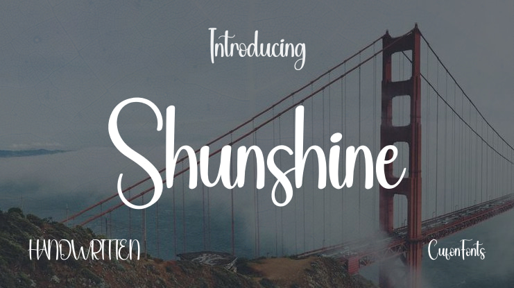 Shunshine Font