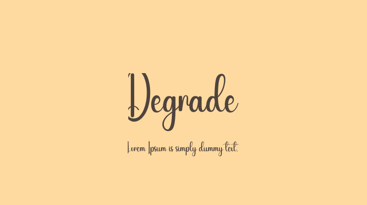 Degrade Font