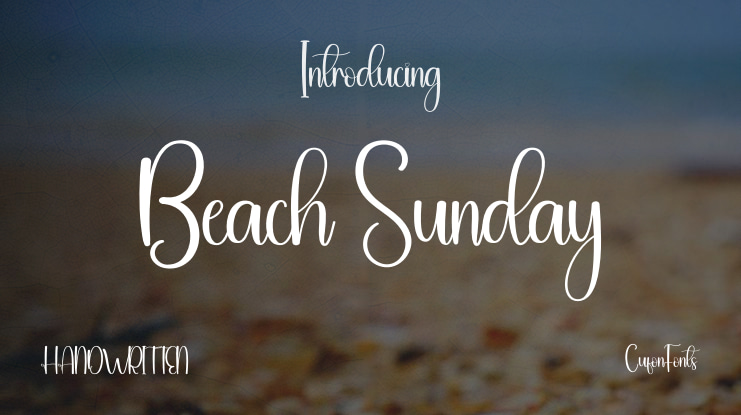Beach Sunday Font