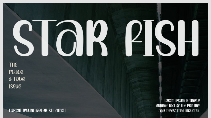 Star Fish Font