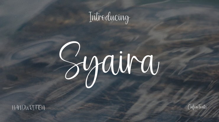 Syaira Font