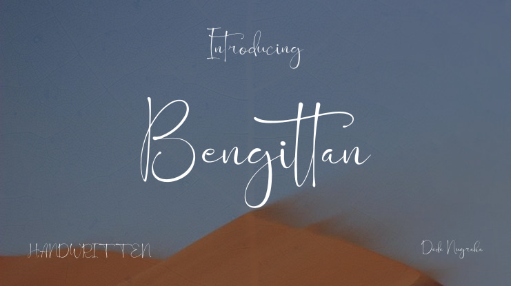 Bengittan Font