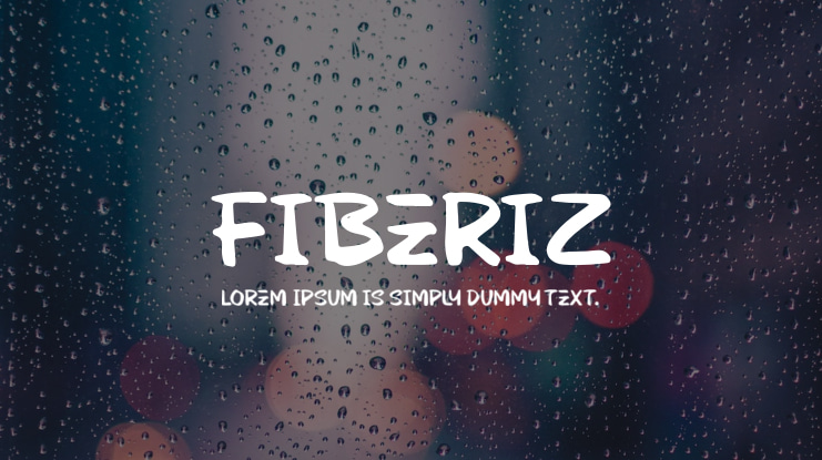 Fiberiz Font