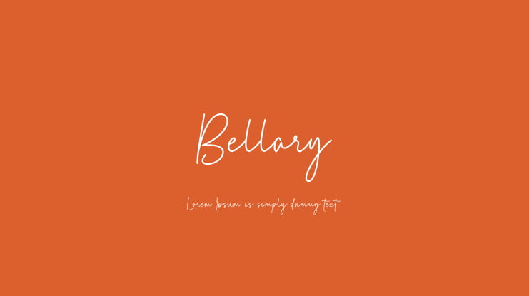 Bellary Font