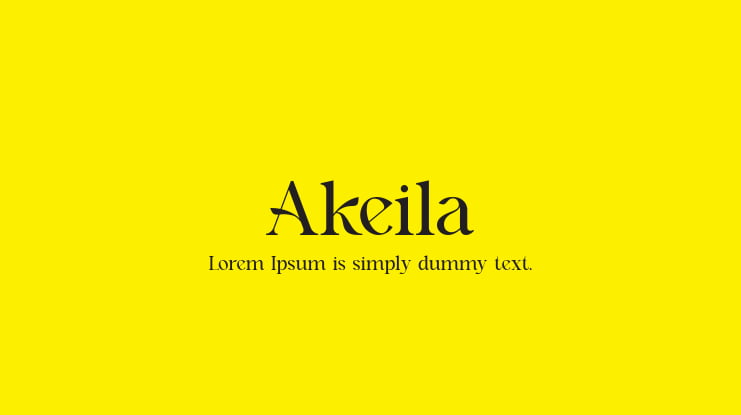 Akeila Font