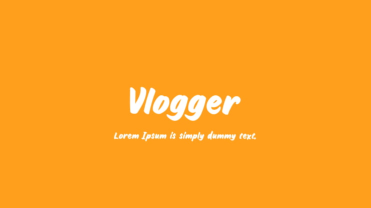 Vlogger Font