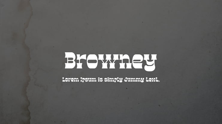 Browney Font