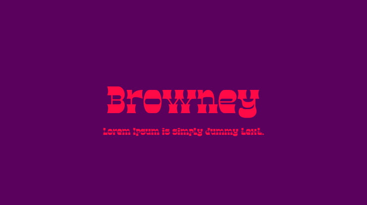 Browney Font