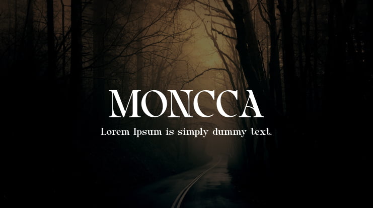 MONCCA Font