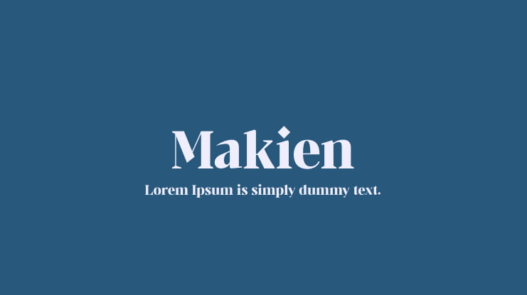 Makien Font