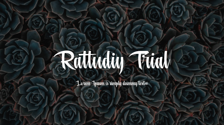 Rattudiy Trial Font