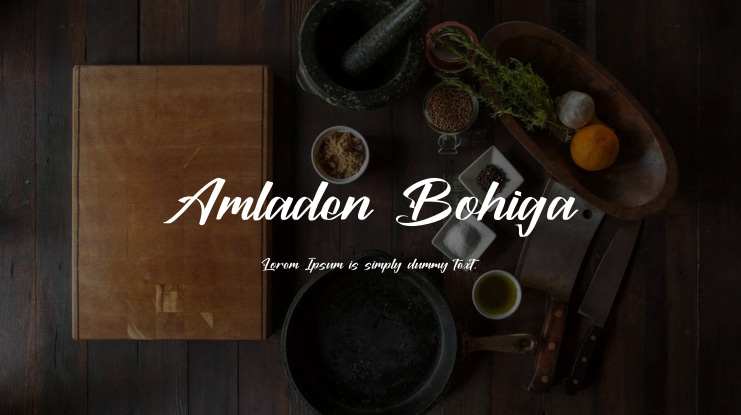 Amladen Bohiga Font