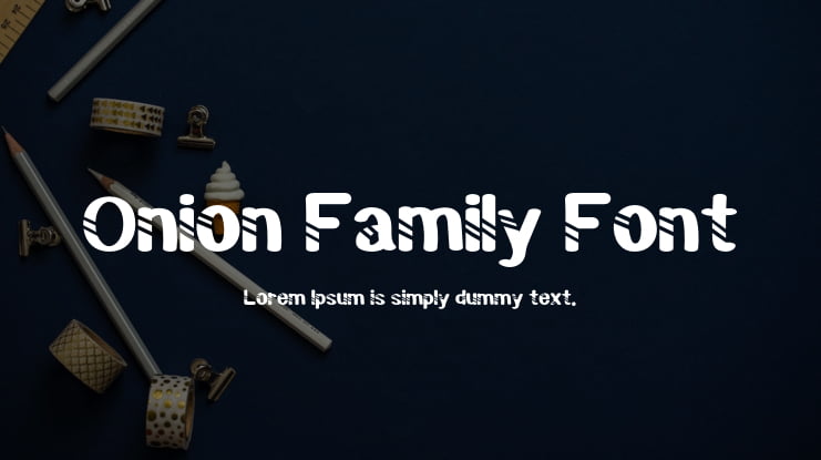 Onion Family Font