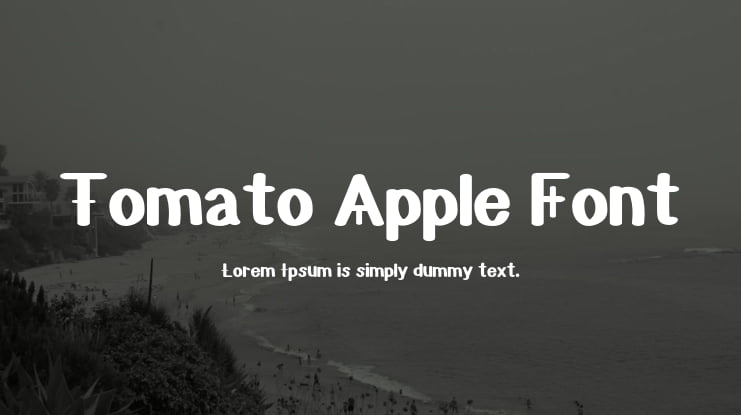 Tomato Apple Font