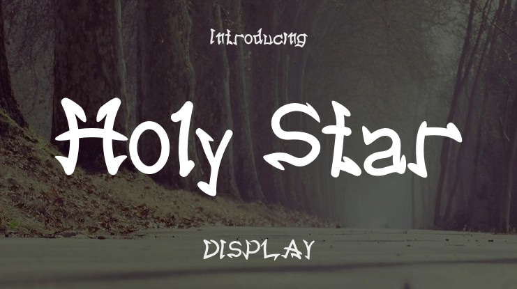 Holy Star Font