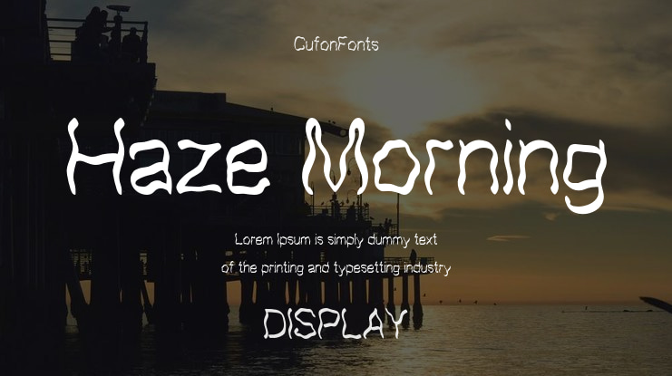 Haze Morning Font