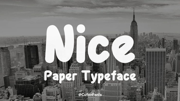 Nice Paper Font