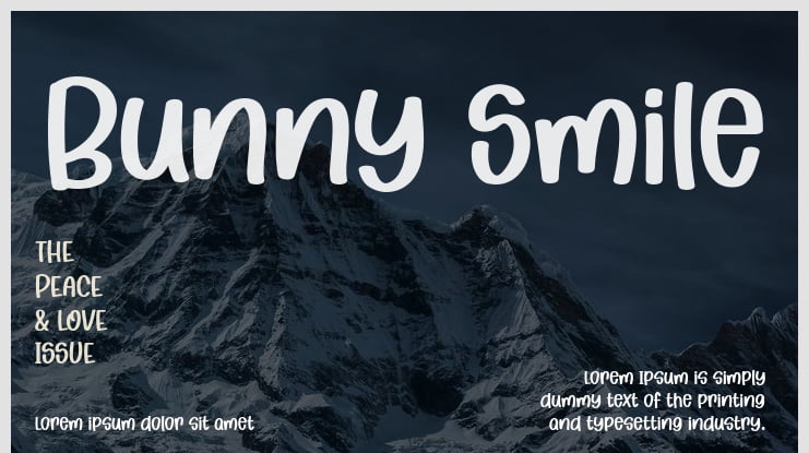 Bunny Smile Font